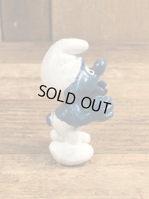 80年代頃のスマーフのビンテージのPVCフィギュア