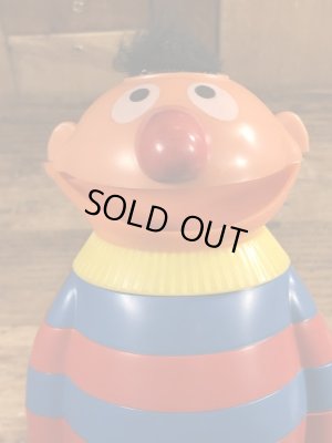 70年代頃のセサミストリートのアーニーのビンテージのスタッキングトイ