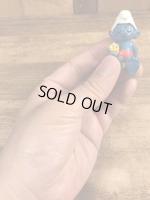 80年代頃のスマーフのビンテージのPVCフィギュア