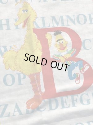 80’sのアルファベットとセサミストリートのヴィンテージのカーテン