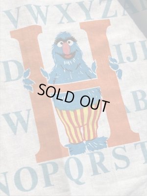 80’sのアルファベットとセサミストリートのヴィンテージのカーテン