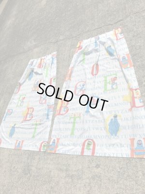 80年代頃のセサミストリートのビンテージのカーテン