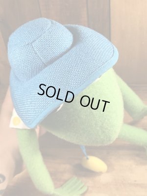 90年代頃のカーミットのビンテージのぬいぐるみ