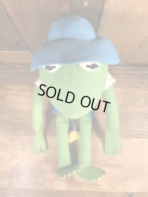 90年代頃のカーミットのビンテージのぬいぐるみ