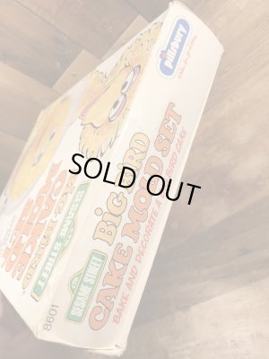 70年代頃のセサミストリートのビッグバードのビンテージのケーキモールドセット