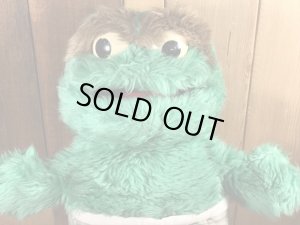 80年代頃のセサミストリートのオスカーのビンテージのぬいぐるみ