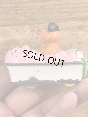 80’sのセサミストリートのアーニーのヴィンテージのミニカー