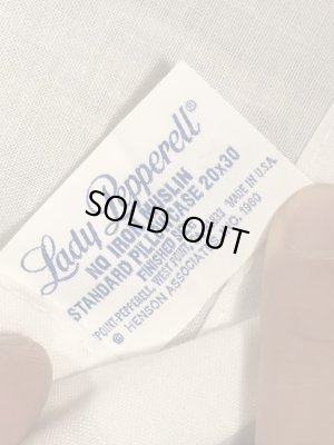 80年代頃のカーミットとミスピギーのビンテージのピローケース