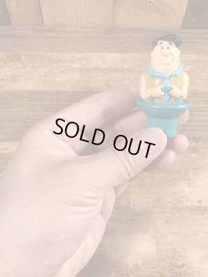 90年代頃のフリントストーンのフレッドのビンテージのフィンガーパペット