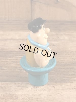 90年代頃のフリントストーンのフレッドのビンテージのフィンガーパペット