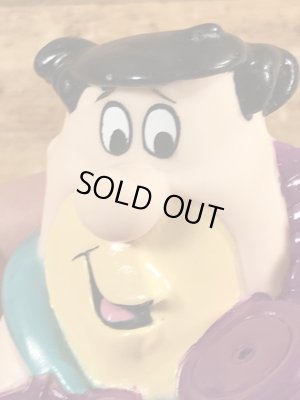 90年代頃のフリントストーンのフレッドのビンテージのソフビフィギュア