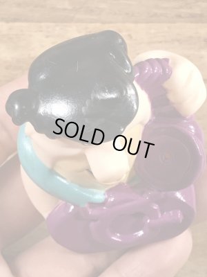 90年代頃のフリントストーンのフレッドのビンテージのソフビフィギュア