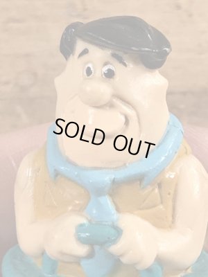 90年代頃のフリントストーンのフレッドのビンテージのフィンガーパペット