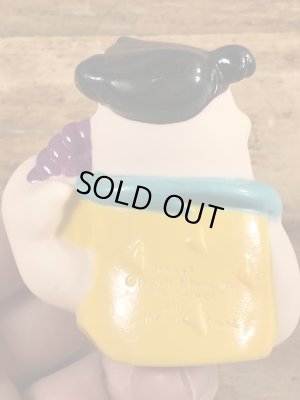 90年代頃のフリントストーンのフレッドのビンテージのソフビフィギュア