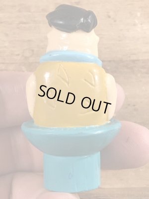 90年代頃のフリントストーンのフレッドのビンテージのフィンガーパペット