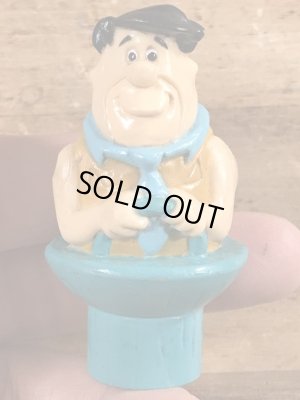 90年代頃のフリントストーンのフレッドのビンテージのフィンガーパペット