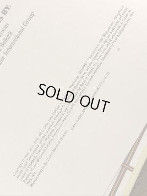 80’sのセサミストリートのヴィンテージのピクチャーブック