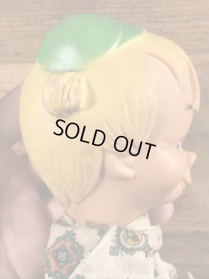 60年代頃のフリントストーンのバンバンのビンテージのハンドパペットドール