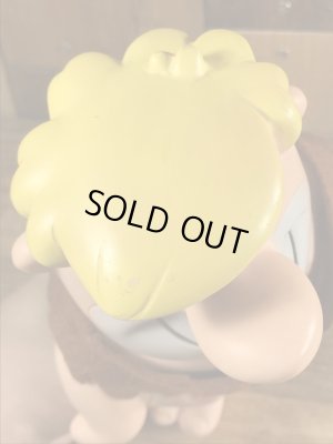 70年代頃のフリントストーンのバーニーのビンテージのコインバンクドール