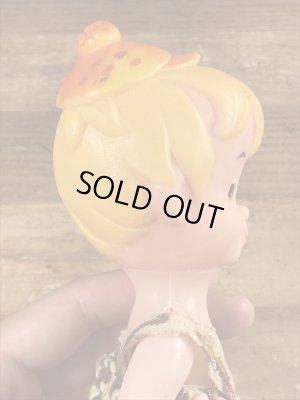 70年代頃のフリントストーンのバンバンのビンテージのフィギュア