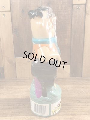 90年代頃のフリントストーンのフレッドのビンテージのバブルバスボトル