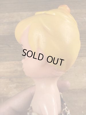 70年代頃のフリントストーンのバンバンのビンテージのフィギュア