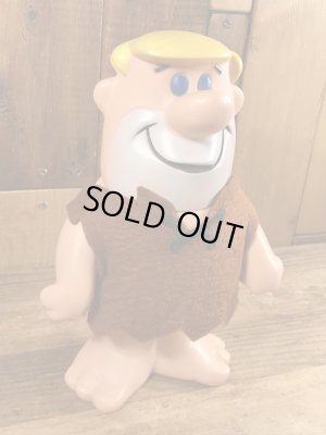 70年代頃のフリントストーンのバーニーのビンテージのコインバンクドール