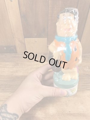 90’sのフリントストーンのフレッドのヴィンテージのシャンプーボトル