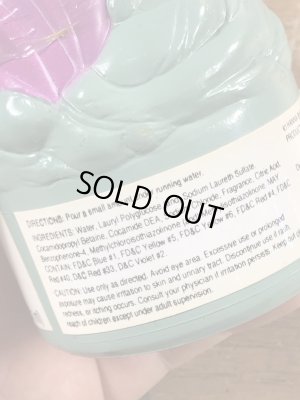 90年代頃のフリントストーンのフレッドのビンテージのバブルバスボトル