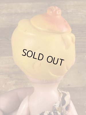 70年代頃のフリントストーンのバンバンのビンテージのフィギュア