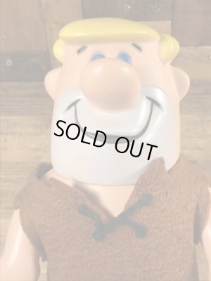 70年代頃のフリントストーンのバーニーのビンテージのコインバンクドール