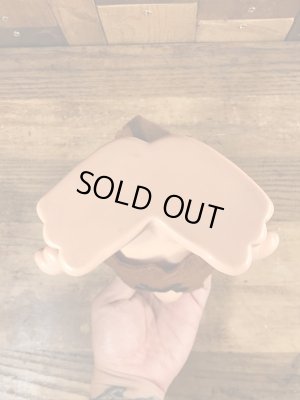 70’sのフリントストーンのバーニーのヴィンテージの貯金箱フィギュア