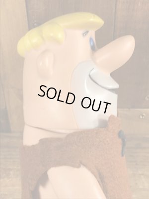 70年代頃のフリントストーンのバーニーのビンテージのコインバンクドール