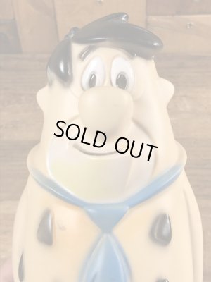 70年代頃のフリントストーンのフレッドのビンテージのスクイーズドール