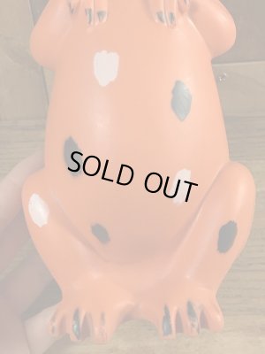 60’sのフリントストーンのディノのヴィンテージのソフビフィギュア