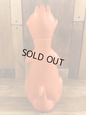 60’sのフリントストーンのディノのヴィンテージのソフビフィギュア