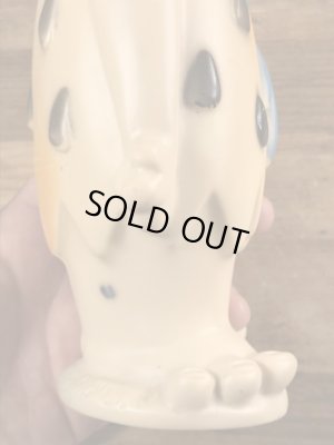 70’sのフリントストーンのフレッドのヴィンテージのスクイーズフィギュア