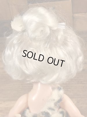 60~70年代頃のフリントストーンに似た原始人のビンテージのドール