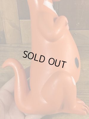 60’sのフリントストーンのディノのヴィンテージのソフビフィギュア