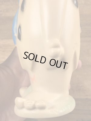 70’sのフリントストーンのフレッドのヴィンテージのスクイーズフィギュア