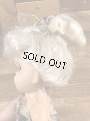 60~70年代頃のフリントストーンに似た原始人のビンテージのドール