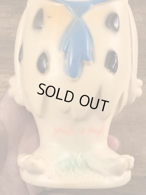 70’sのフリントストーンのフレッドのヴィンテージのスクイーズフィギュア