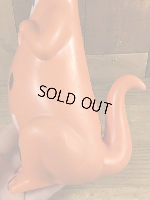 60’sのフリントストーンのディノのヴィンテージのソフビフィギュア