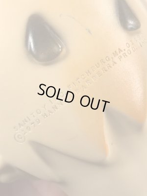 70年代頃のフリントストーンのフレッドのビンテージのスクイーズドール