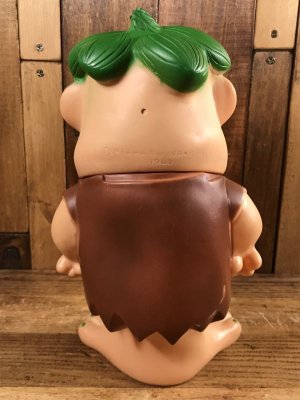 60’sのフリントストーンのバーニーのヴィンテージのソフビフィギュア