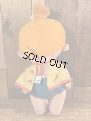 70’sのフリントストーンのペブルスのヴィンテージのぬいぐるみ