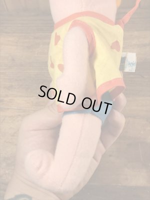 70’sのフリントストーンのペブルスのヴィンテージのぬいぐるみ