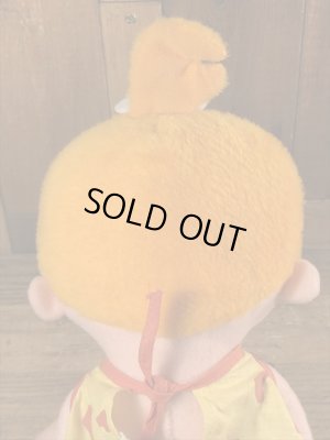 70年代頃のフリントストーンのペブルスのビンテージのラグドール