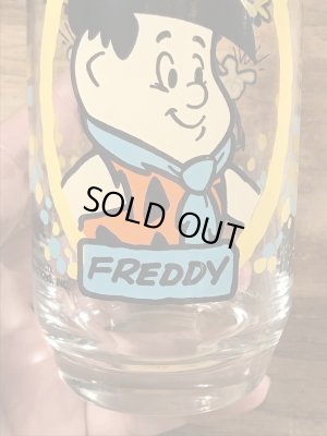 画像10: The Flintstones Kids Freddy Glass フリントストーンキッズ ビンテージ グラス フレディ 80年代