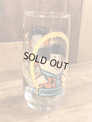 画像3: The Flintstones Kids Freddy Glass フリントストーンキッズ ビンテージ グラス フレディ 80年代